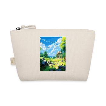 Ancient Olympi Greece Vintage Travel Poster WPA - Organic Pouch - nature - Front