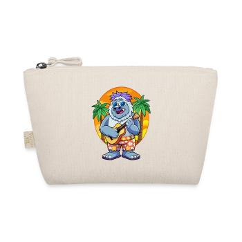 Drôle Yeti Dessin Animé Plage D’été Lunettes De Soleil Guitare - Trousse biologique - nature - Devant