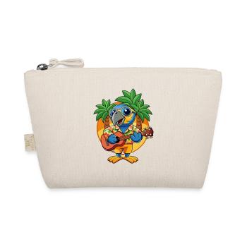 Lustige Papageien-Cartoon-Sommer-Strand-Sonnenbrille - Bio-Täschchen - Natur - Vorne