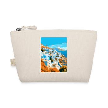 Ios Greece Vintage Travel Poster Souvenir Souvenir - Organic Pouch - nature - Front