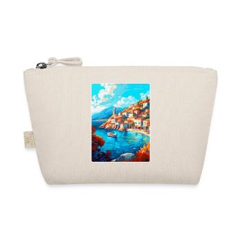 Hydra Greece Vintage Travel Poster WPA Souvenir - Organic Pouch - nature - Front