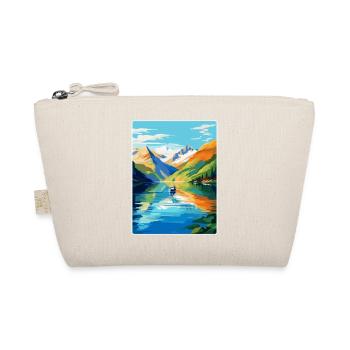 Die Fjorde Norwegen Vintage Reiseplakat Souvenir - Bio-Täschchen - Natur - Vorne