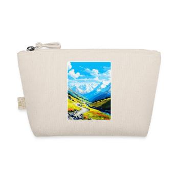 Stilfser Joch Italien Vintage Reiseposter WPA Souvenir - Bio-Täschchen - Natur - Vorne