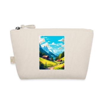 Appenzell Schweiz Vintage Reiseplakat WPA - Bio-Täschchen - Natur - Vorne