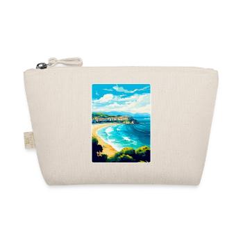 San Sebastian Spanien Vintage Reiseplakat Souvenir - Bio-Täschchen - Natur - Vorne