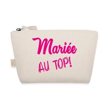 WEDDING. BRIDE-TO-BE. Bachelorette party. TEAM BRIDAL - Organic Pouch - nature - Front