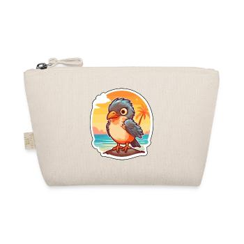 Kuckuck, lustige Cartoon-Kawaii-Strand-Illustration - Bio-Täschchen - Natur - Vorne