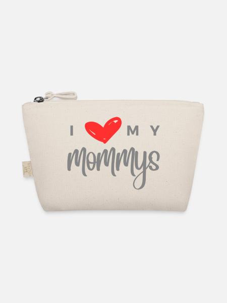 I Love My Mommys - Bio-Täschchen - Natur