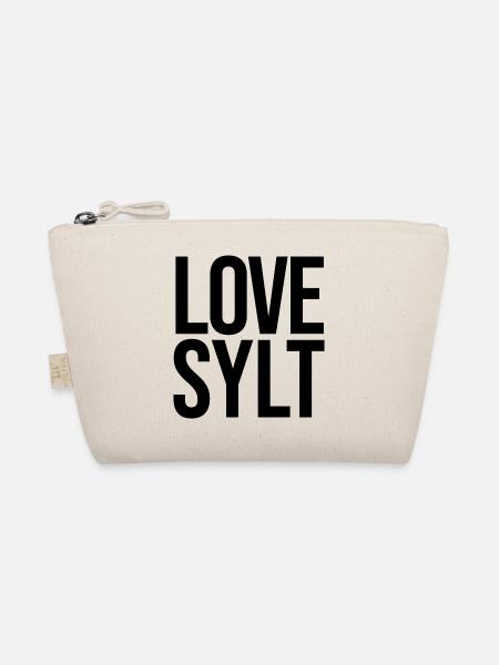 LOVE SYLT - Bio-Täschchen - Natur