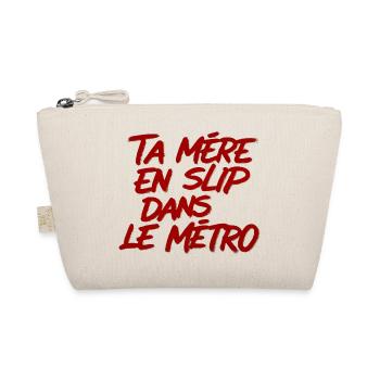 Provocation Métro: Mère en Slip - Trousse biologique - nature - Devant