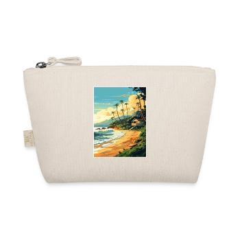 North Shore Hawaii Vintage Reiseposter Souvenir - Bio-Täschchen - Natur - Vorne