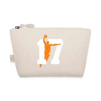 NUMBER 17 BASKETBALL 17TH BIRTHDAY - Organic Pouch - nature - Front