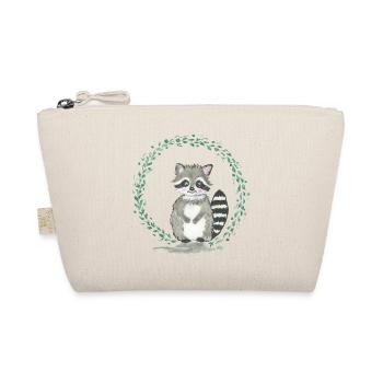 racoon - Organic Pouch - nature - Front