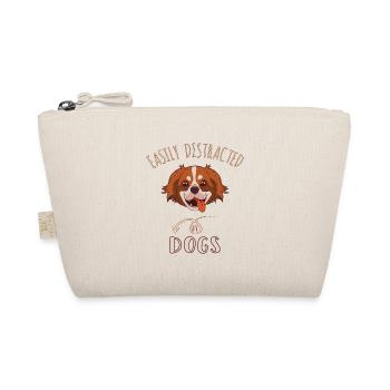 Easily Distracted By Dogs - Organic Pouch - nature - Front