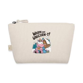 Warm And Unicorn-y! - Organic Pouch - nature - Front