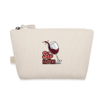 Sip Happens - Organic Pouch - nature - Front
