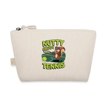 Nutty About Tennis - Organic Pouch - nature - Front