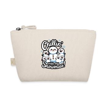 Chillin' With My Snowmies! - Organic Pouch - nature - Front