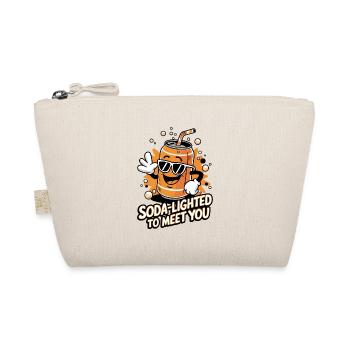 Soda-Lighted To Meet You - Organic Pouch - nature - Front