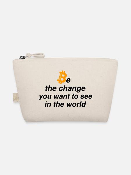 Be the change - Bio-Täschchen - Natur