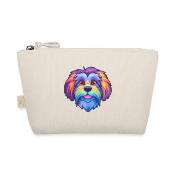Lowchen Kleiner Löwe Hunderasse Cartoon Kawaii Illus - Bio-Täschchen - Natur - Vorne