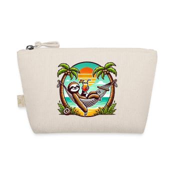 Sloth in the hammock - Organic Pouch - nature - Front