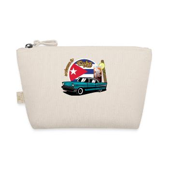 Kuba Zigarre Auto Rum Libre Havanna Souvenir retro - Bio-Täschchen - Natur - Vorne