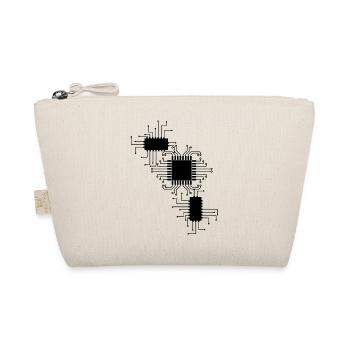 electrician electrical electronics occupation voltage CPU - Organic Pouch - nature - Front