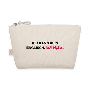 Je ne peux pas parler anglais bljat disant - idée cadeau - Trousse biologique - nature - Devant