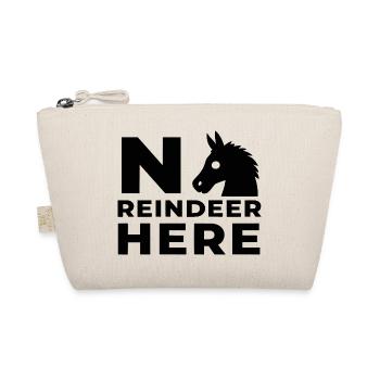 Kein Reindeer Hier - Bio-Täschchen - Natur - Vorne