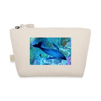 Blauwal im Farbmeer - Bio-Täschchen - Natur - Vorne
