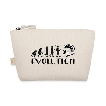 Evolution Vom Affen zum Surfer - Bio-Täschchen - Natur - Vorne