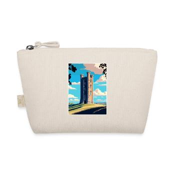 Broadway Tower England Cotswold Reiseposter - Bio-Täschchen - Natur - Vorne