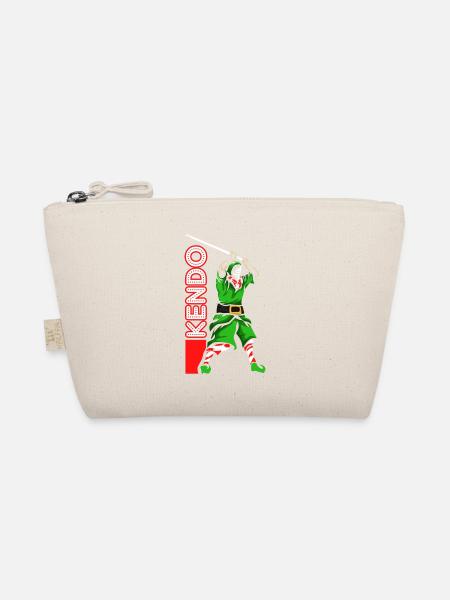 Flinker Kendo Samurai Weihnachtszeit - Bio-Täschchen - Natur