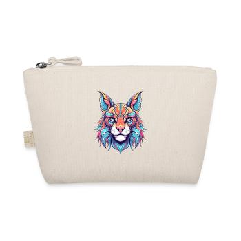 Luchs Buntes Aquarell Cartoon Kawaii Tier - Bio-Täschchen - Natur - Vorne