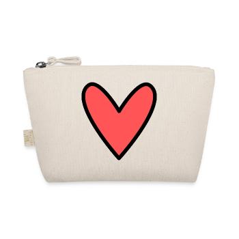 HEART. MOM. MOTHER'S DAY. HEART. FEAST - Organic Pouch - nature - Front