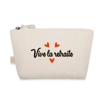 RETIREMENT. HAPPY RETIREMENT. HAPPY RETIREMENT - Organic Pouch - nature - Front