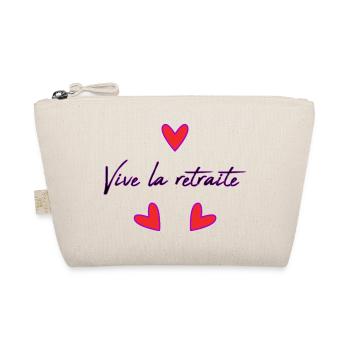 RETIREMENT. HAPPY RETIREMENT. HAPPY RETIREMENT - Organic Pouch - nature - Front