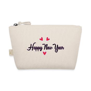 HAPPY NEW YEAR. NEW YEAR'S EVE. BEST WISHES - Organic Pouch - nature - Front