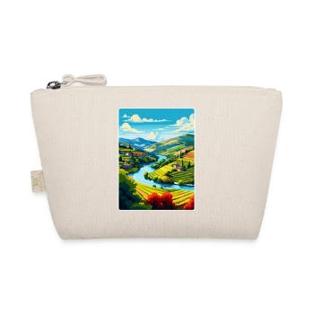 Douro-Tal Portugal Vintage Reiseposter WPA - Bio-Täschchen - Natur - Vorne
