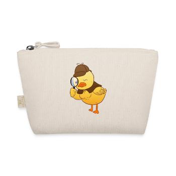 Detective Duck - Bio-Täschchen - Natur - Vorne