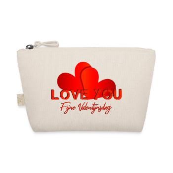 Valentinstag Valentine - Bio-Täschchen - Natur - Vorne