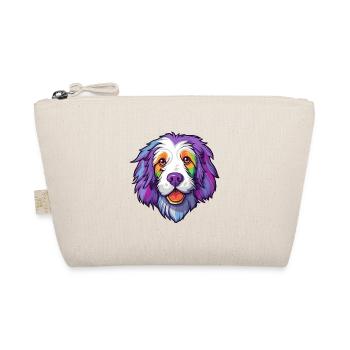 Cumberland Schäferhund Hunderasse Cartoon Kawaii Illus - Bio-Täschchen - Natur - Vorne