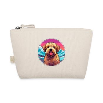 Norfolk Terrier Hunderasse Karikatur Kawaii Watercolo - Bio-Täschchen - Natur - Vorne