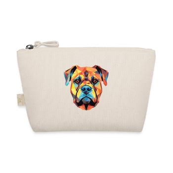 Cane Corso Hunderasse Aquarell Glas Illustration - Bio-Täschchen - Natur - Vorne