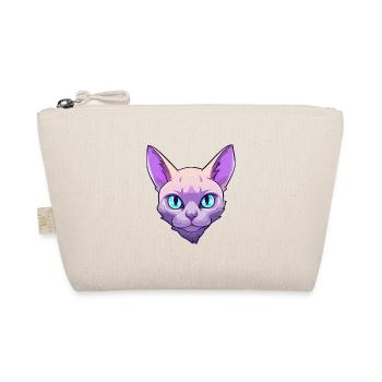 Europäische burmesische Katze Aquarell Karikatur Kawaii - Bio-Täschchen - Natur - Vorne