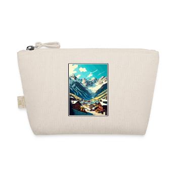 Soelden Austria Vintage Reiseposter WPA Souvenir - Bio-Täschchen - Natur - Vorne