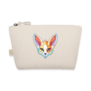Fennec Fuchs Bunte Aquarell-Tierillustration - Bio-Täschchen - Natur - Vorne