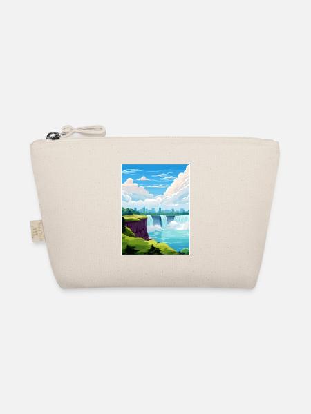 Niagara Falls Kanada Vintage Reiseposter WPA Kunst - Bio-Täschchen - Natur