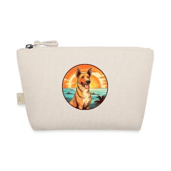 Osteuropäischer Schäferhund Rasse Cartoon Kawaii - Bio-Täschchen - Natur - Vorne